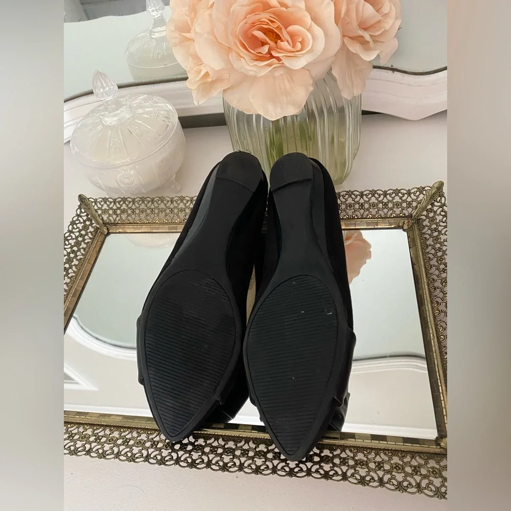 💋Coach and four Black flats - Picture 5 of 7